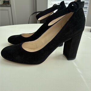 Marc Fisher Black Suede Heels